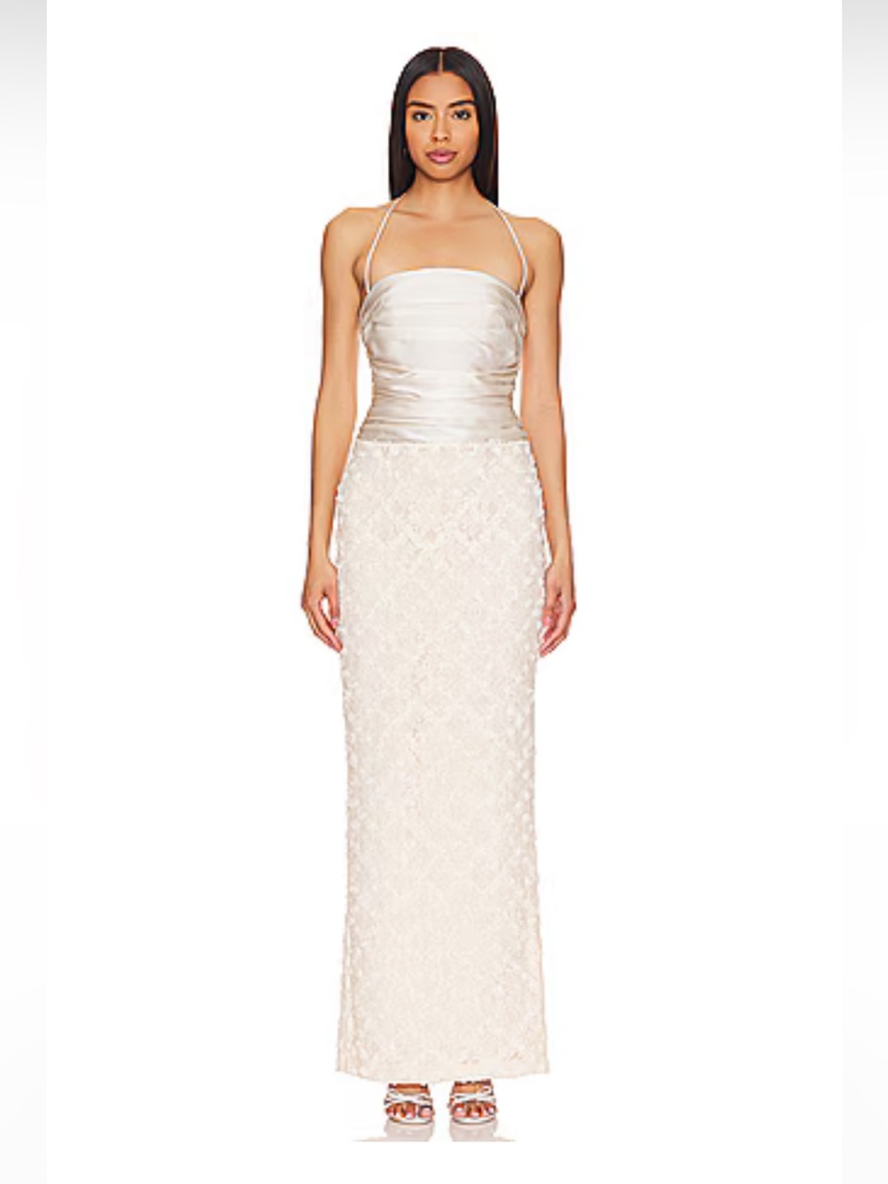 MAJORELLE Ileisha Gown in Ivory